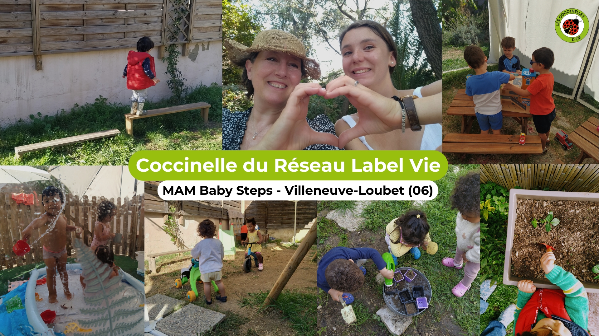 MAM Baby Steps - Villeneuve-Loubet (06) - Lauréate des Coccinelles d'Or Lauréate des Coccinelles d'Or