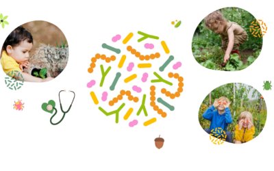 L’impact du contact avec la nature sur les microbiotes des jeunes enfants